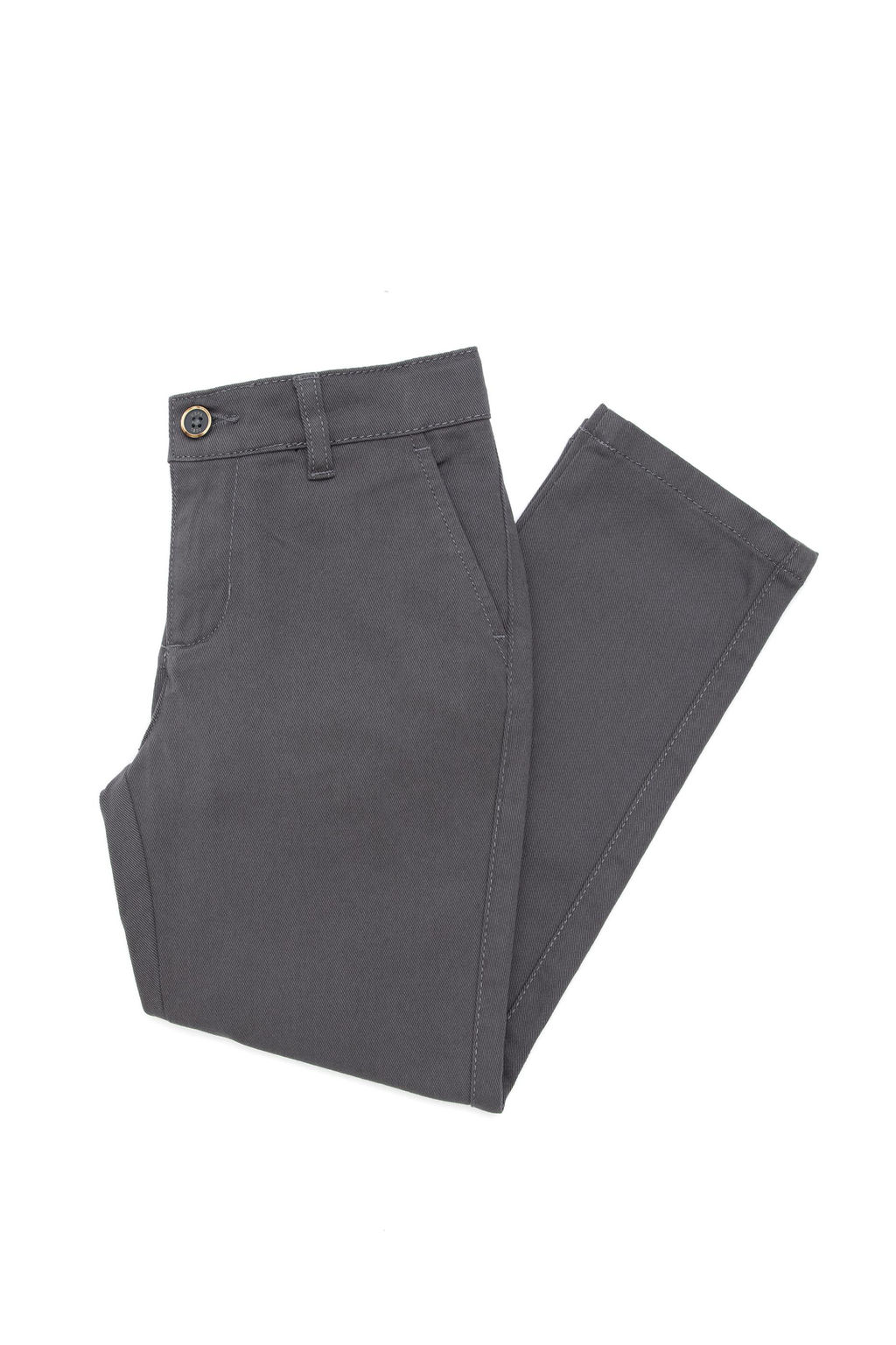 Брюки U.S. Polo Assn для мальчика из хлопка с эластаном антрацитовые  фото 5