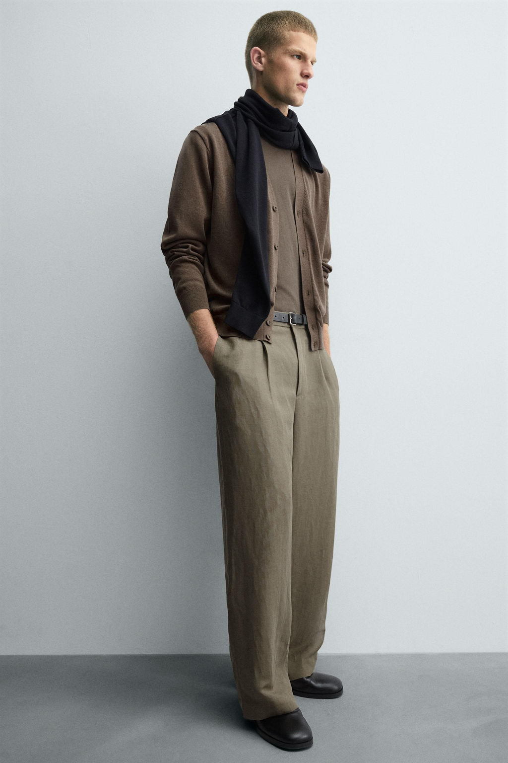 LIGHTWEIGHT TEXTURED CARDIGAN - Zara фото 6