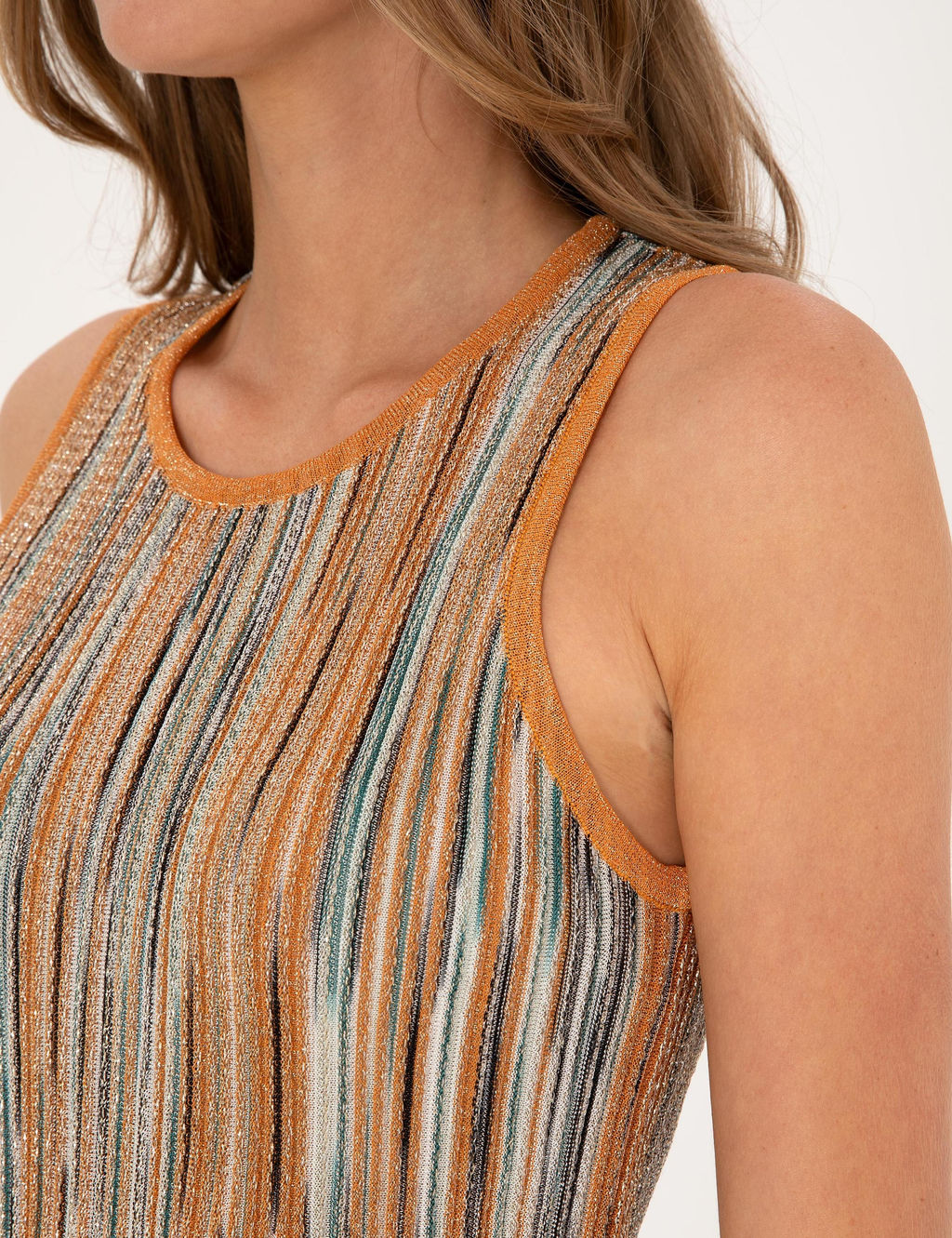 Turuncu A Kesim Triko Elbise - Pierre cardin фото 6