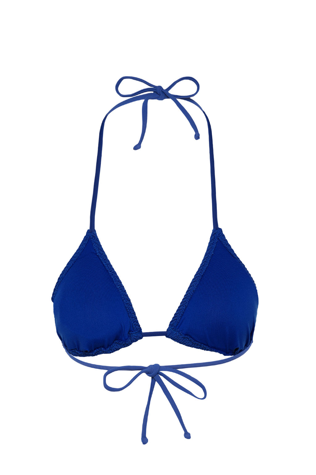 TRENDYOLMILLA Saks Ucgen Dokulu Bikini Ustu TBESS24BU00117 фото 7