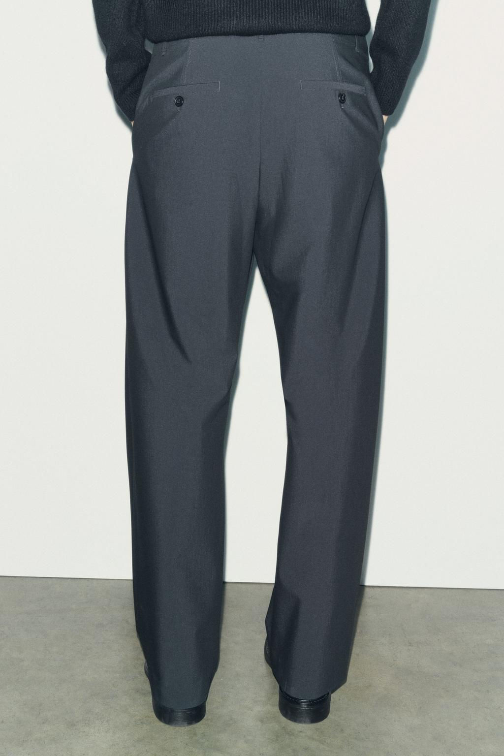 ZW COLLECTION STRAIGHT-FIT TROUSERS - Zara фото 3