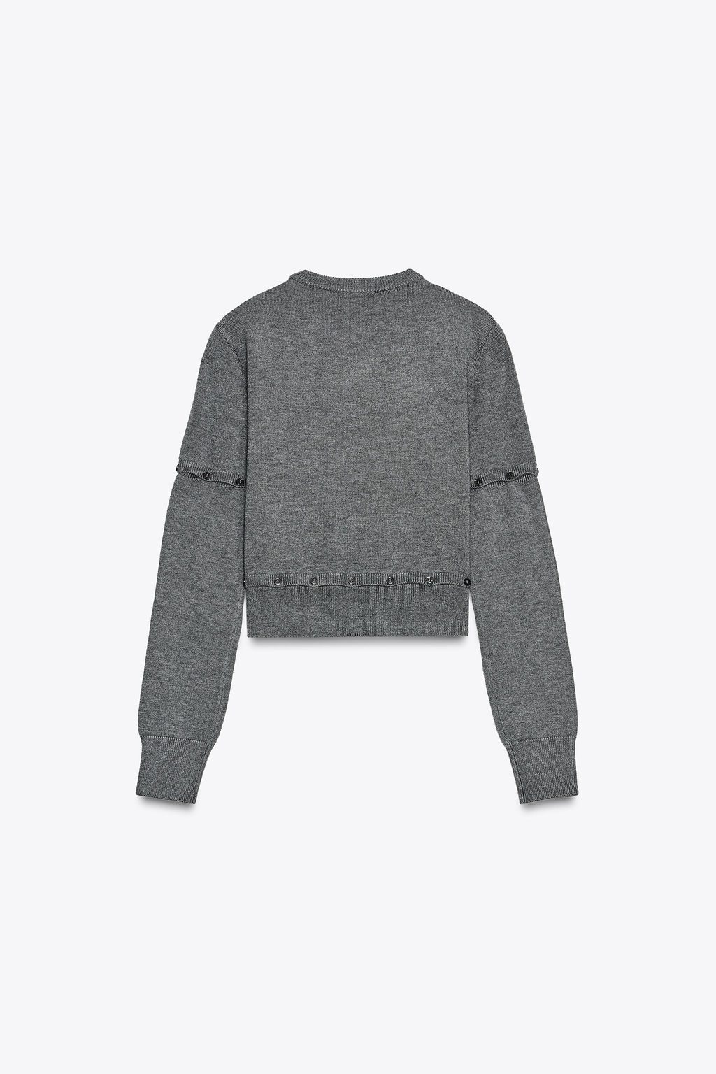 KNITTED SWEATER WITH DETACHABLE BUTTONS - Zara фото 8