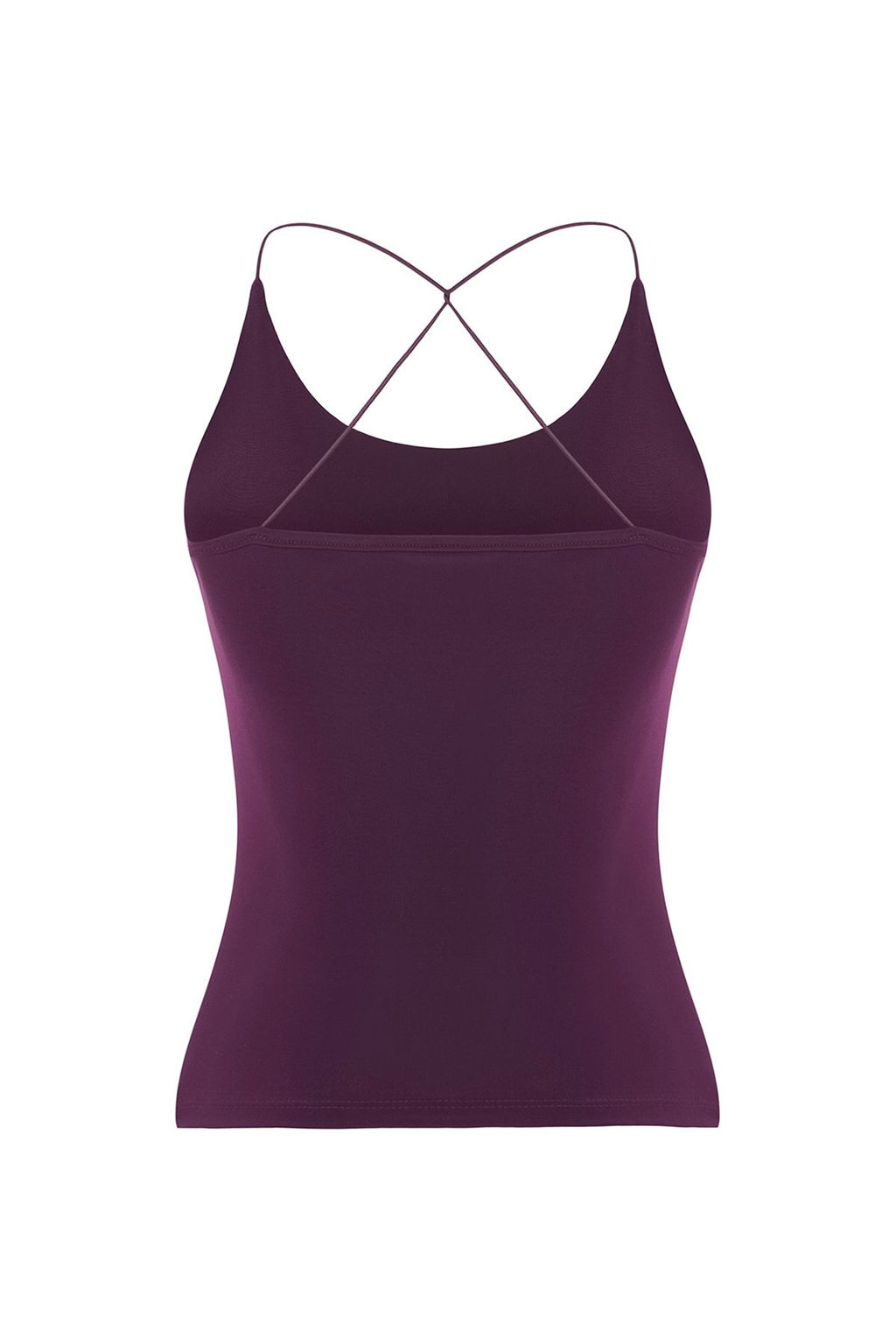 Murdum Ask?l? Capraz S?rt Detayl? Havuz Yaka Vucuda Oturan EsnekOrme Bluz TWOSS25BZ00287