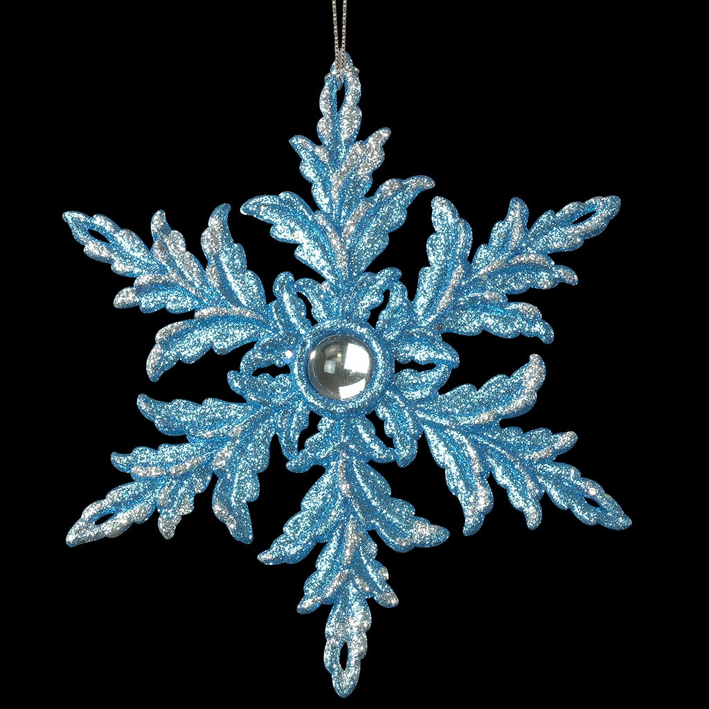 Цена за 1 шт. Украшение ErichKrause Снежинка пушистая 12см