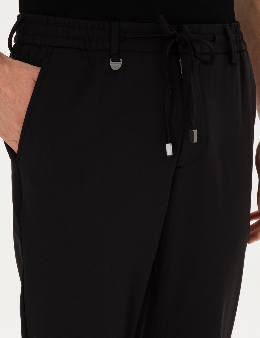Siyah Slim Fit Klasik Jogger Pantolon - Pierre cardin фото 5