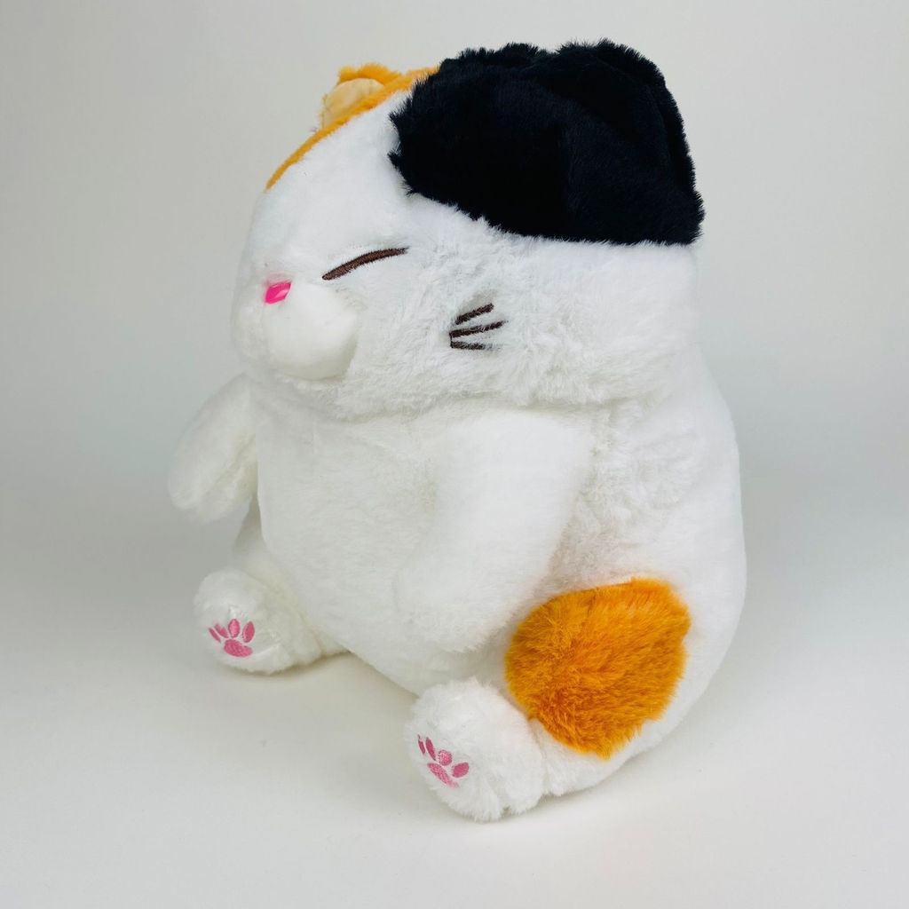 Мягкая игрушка Толстый кот белый в пятнышку 25 см - Storyland фото 2