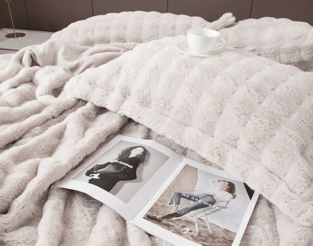 Покрывало декоративное Shinshilla buffy (экрю) - Kazanov.a. фото 2