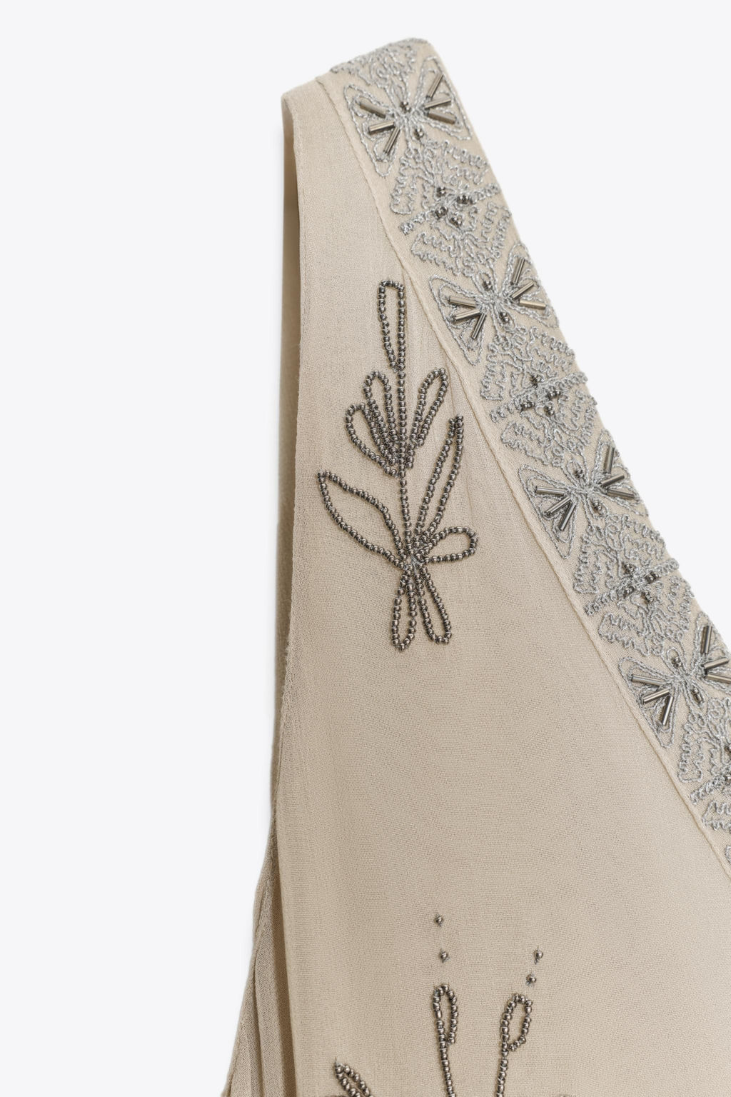 ZW COLLECTION BEADED EMBROIDERED DRESS - Zara фото 18