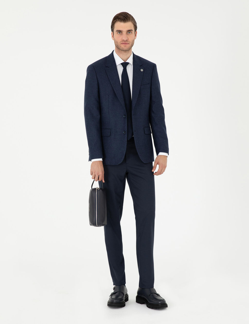 Lacivert Ex. Slim Fit Kuma_ Pantolon