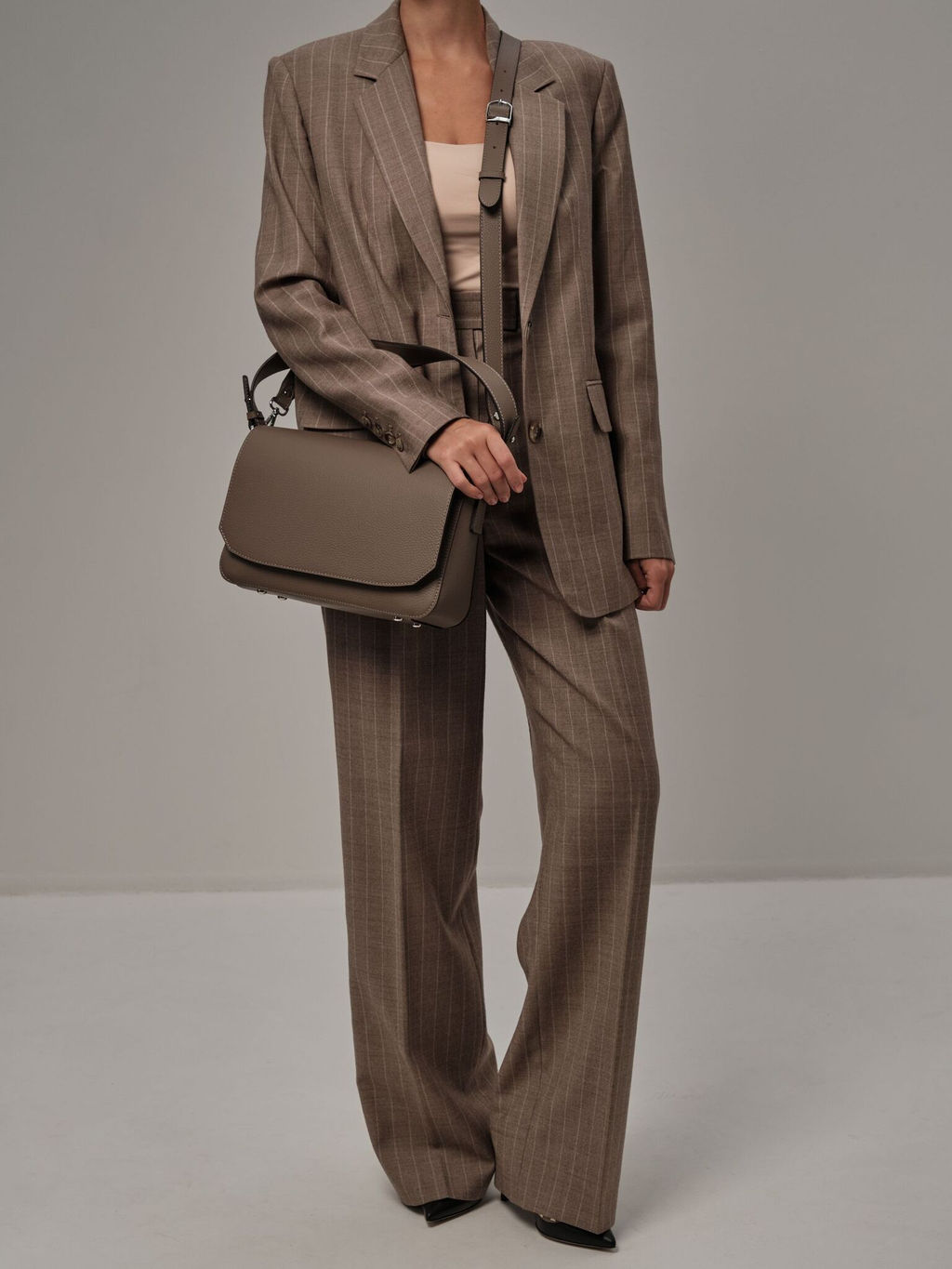 Сумка на плечо Deboro 30512 тауп