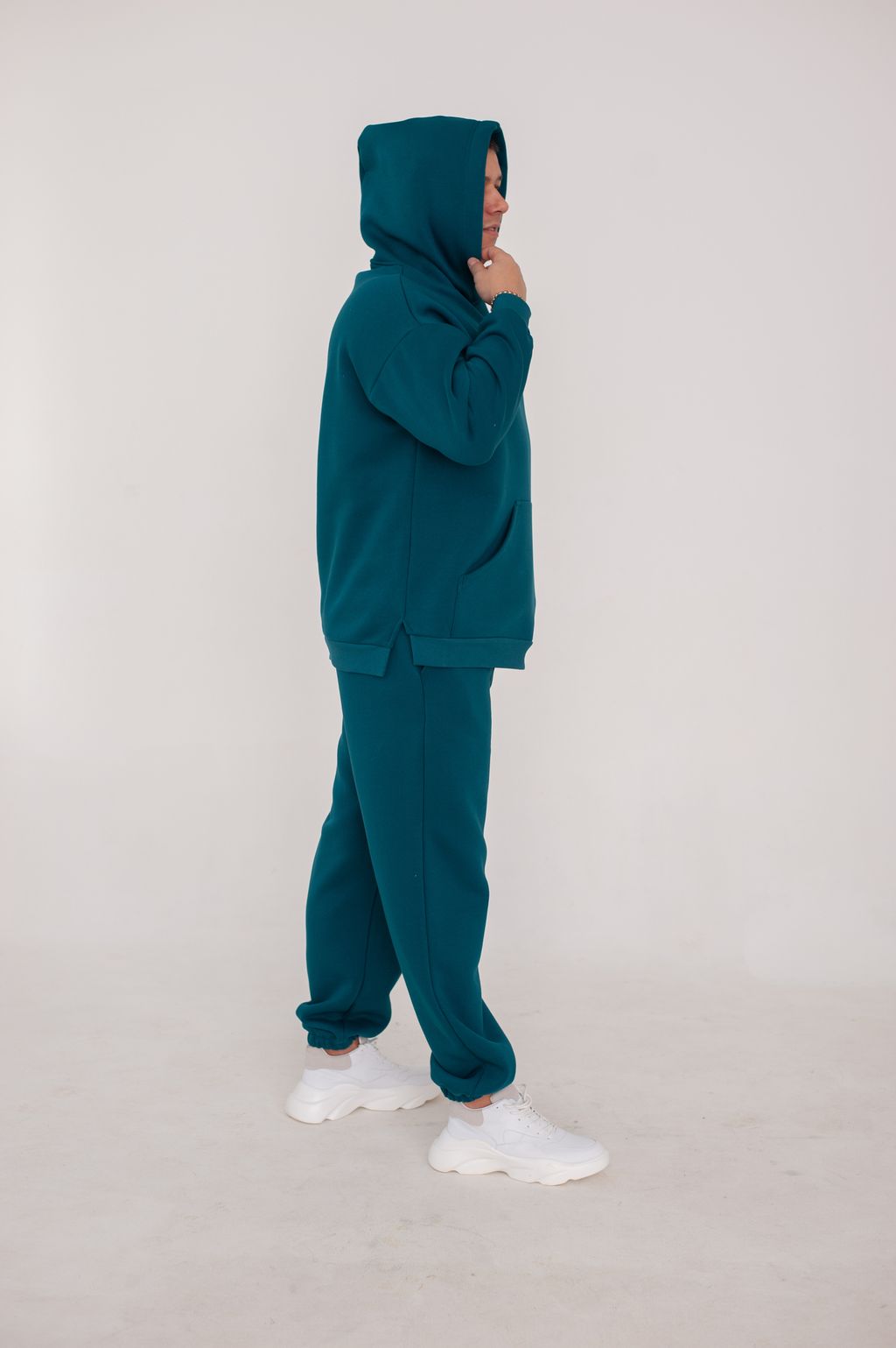 Костюм Флорис с начесом изумруд - Марлен фото 6