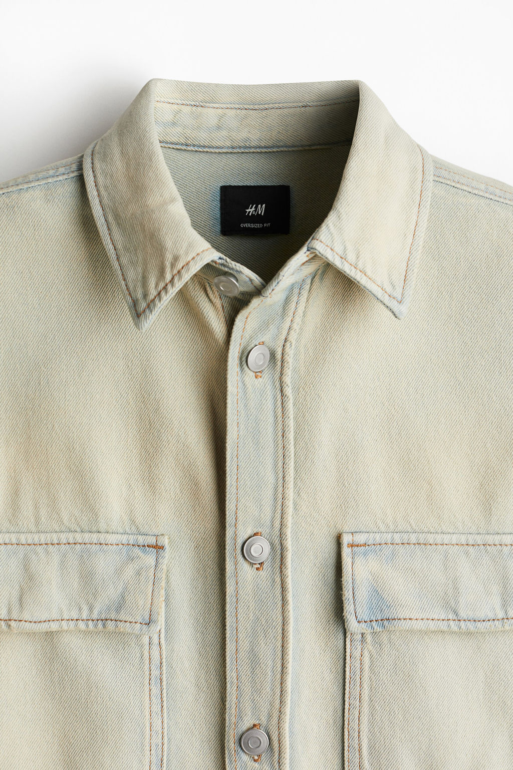 Camisa denim Oversized Fit - H&m фото 3