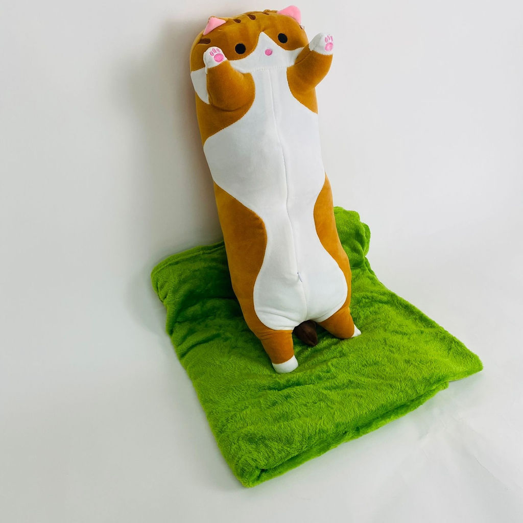 Мягкая игрушка с пледом Кот-батон 55 см 3 в 1 - Storyland фото 7