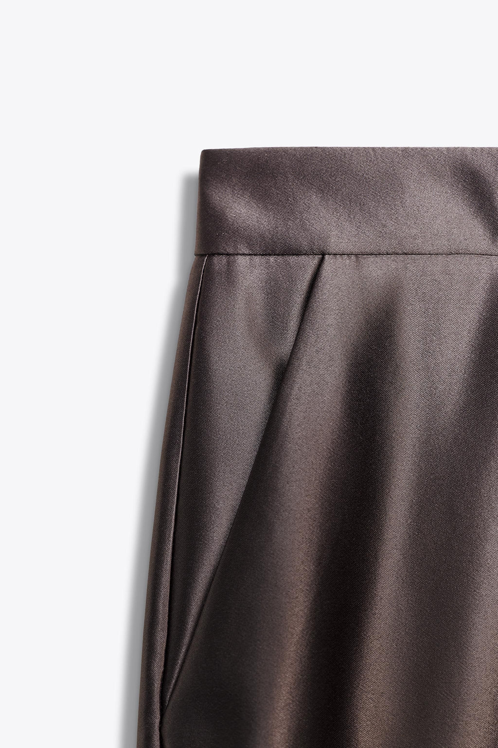 SATIN STRAIGHT-LEG TROUSERS - Zara фото 16