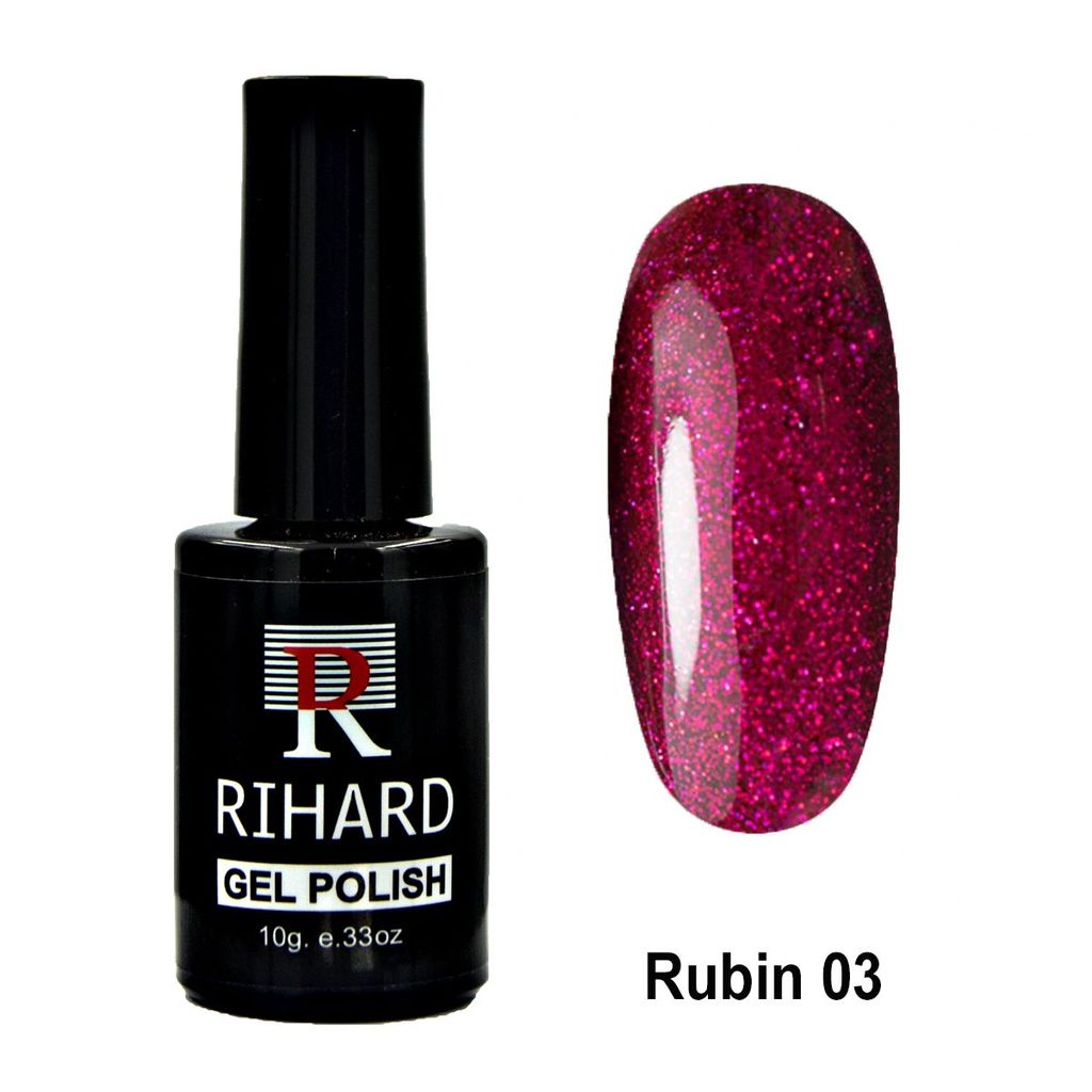 Rihard Gel Polish Rubin 03 Гель-лак "Рубин", 10 мл