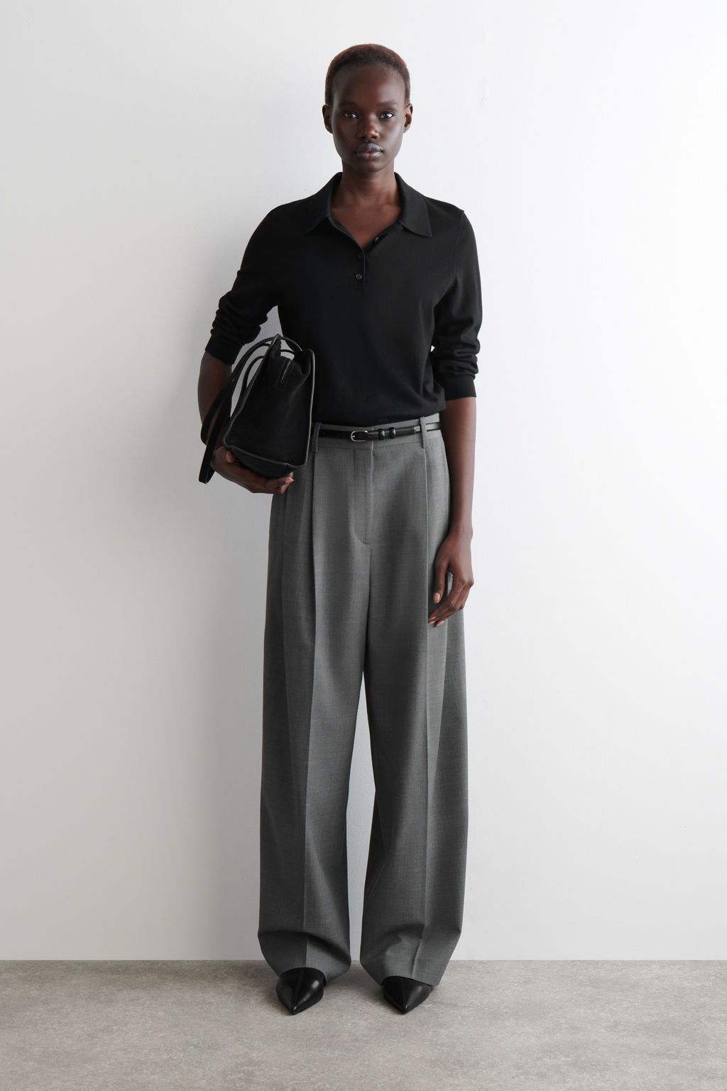 PANTAL?N TWILL WIDE LEG RELAXED FIT