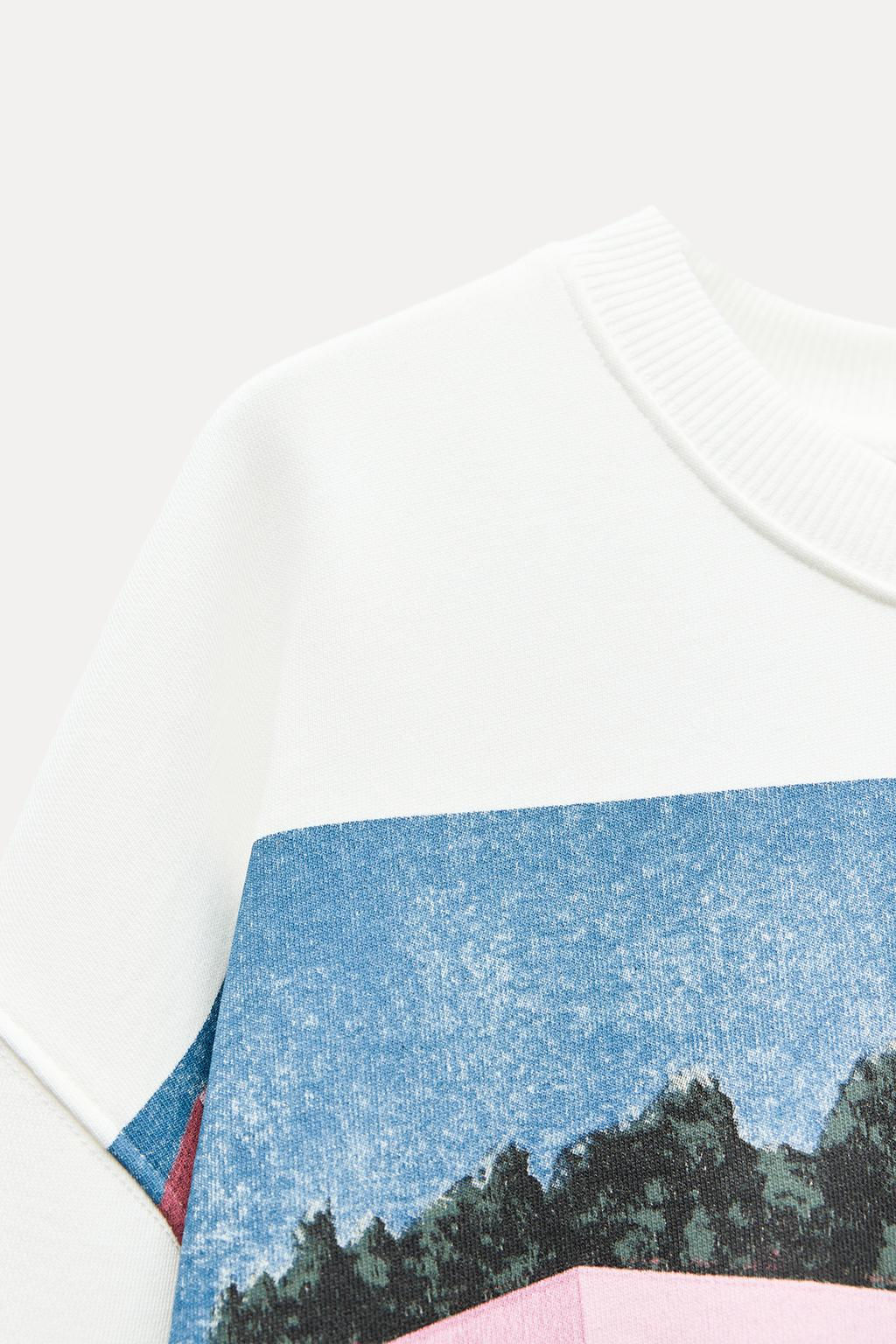 ALBERT FLORENT PRINT SWEATSHIRT - Zara фото 9