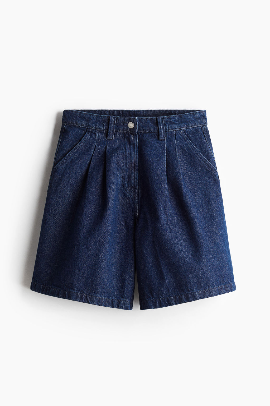 Bermudas denim con pinzas