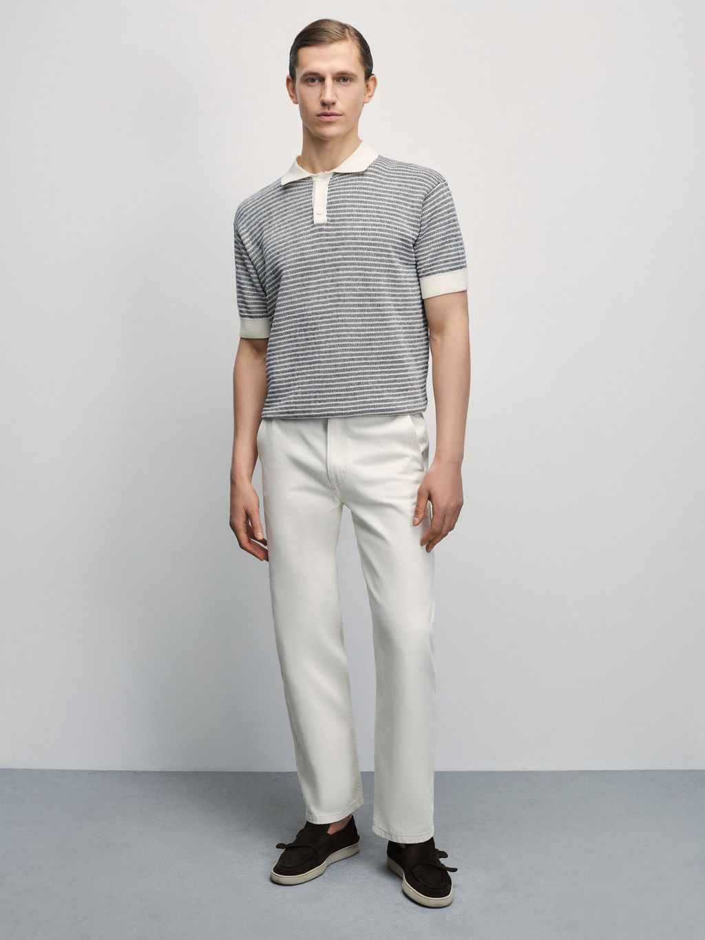 Вязаное поло / Zarina  фото 2