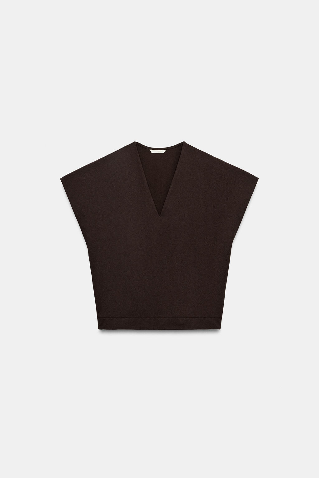 CAMISETA R?STICA ESCOTE PICO / Chocolate