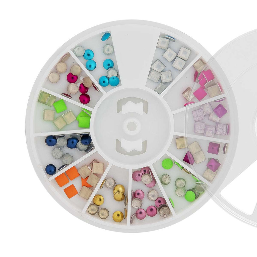 Nail Art Набор металлического декора для ногтей №7, микс  фото 2