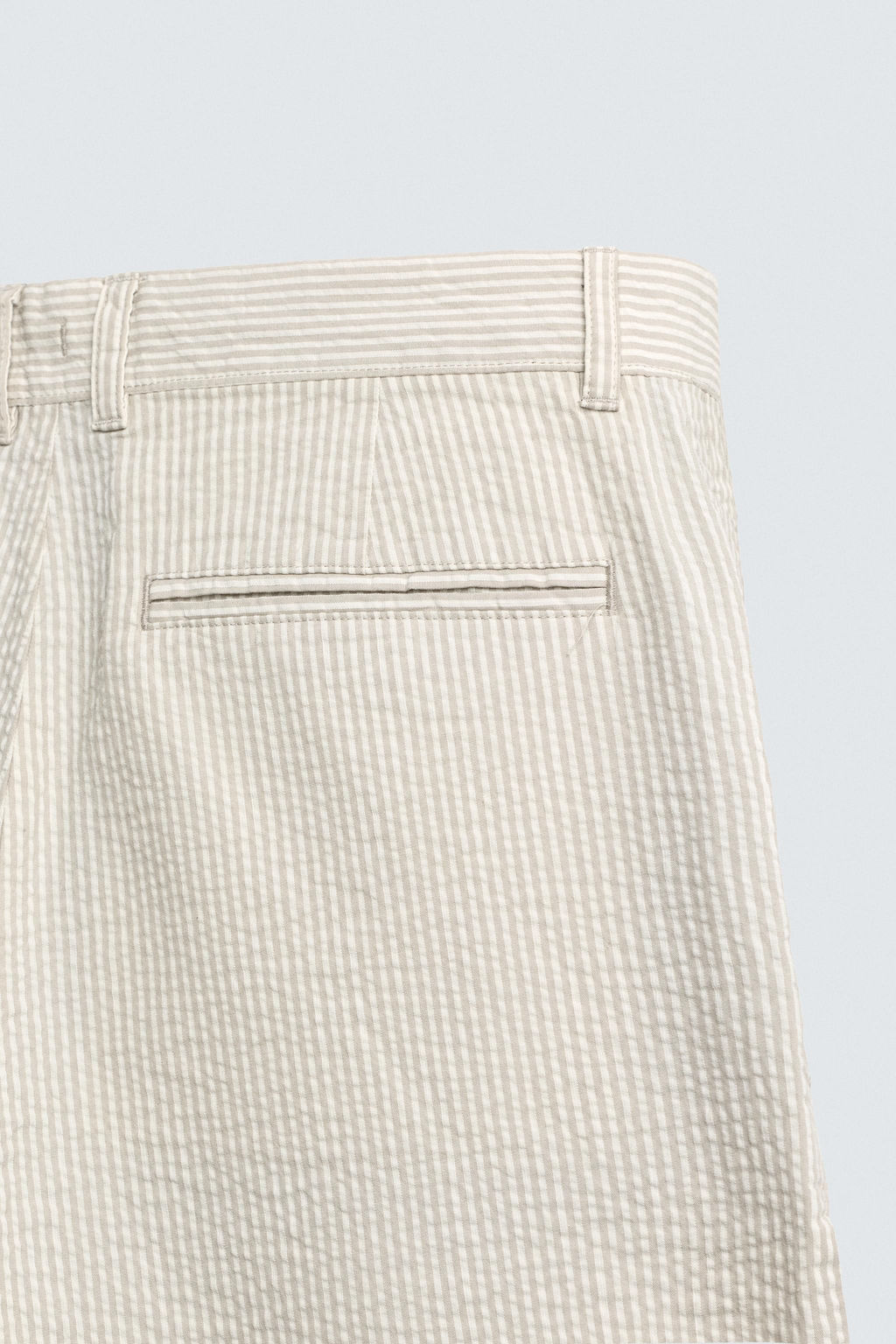 BERMUDA REGULAR FIT SEERSUCKER / Marr?n oscuro - Zara фото 9