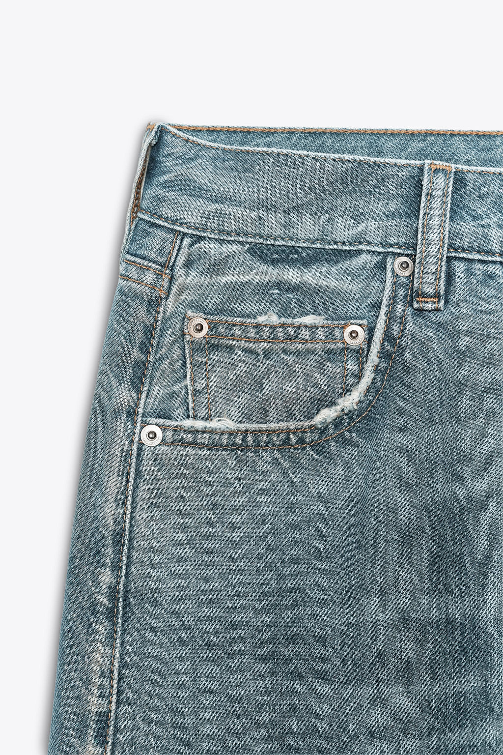 ZW COLLECTION MID-WAIST BAGGY JEANS - Zara фото 4