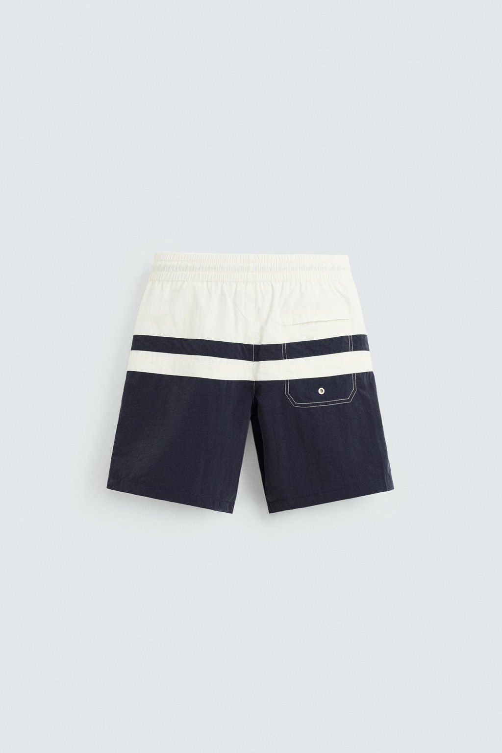 COLOUR BLOCK LONG SWIMMING TRUNKS - Zara фото 2