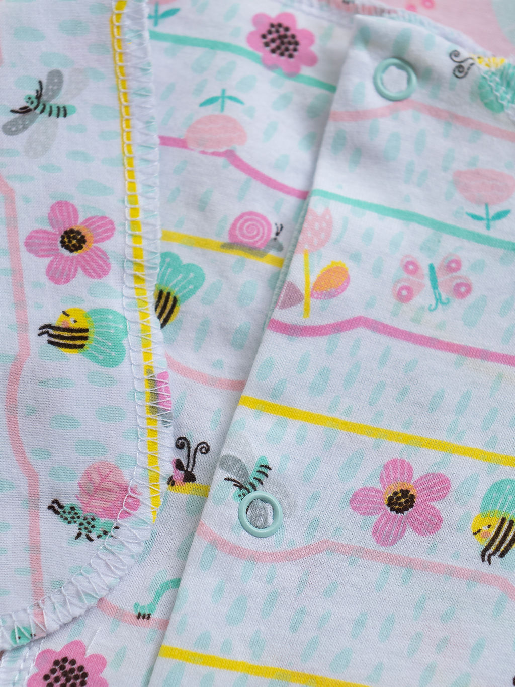 Распашонка для малышей из тонкого хлопка, зелёный - Lesi kids фото 7