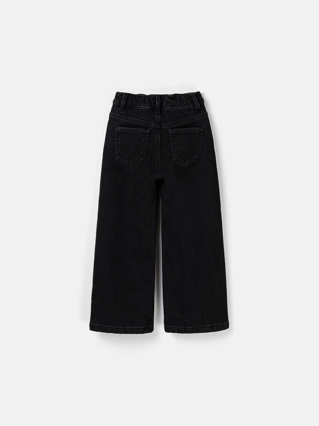 Джинсы палаццо Уголь утепленные - Bungly фото 3