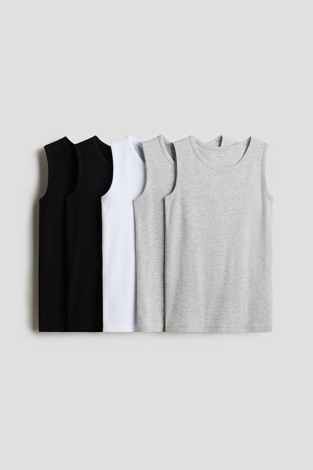 Pack de 5 camisetas sin mangas en algod?n - H&m фото 3