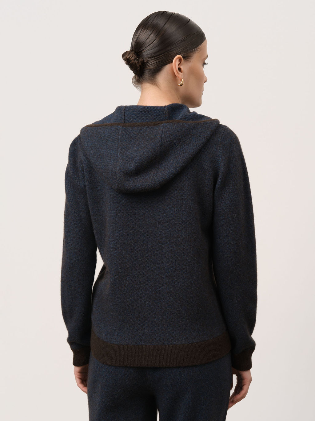 Джемпер из пуха яка и верблюда 4160 синий