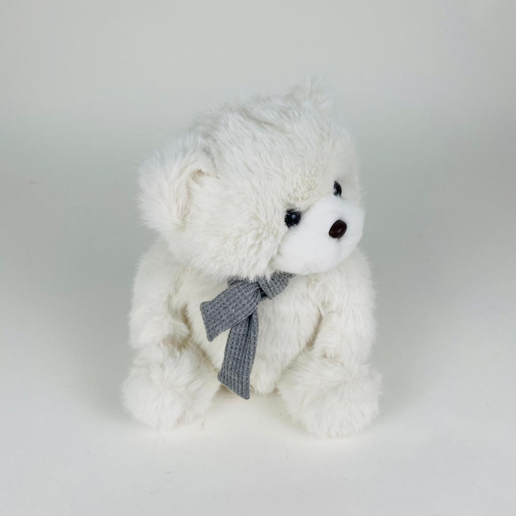Мягкая игрушка Мишка белый в шарфе 25 см (арт. 1112/25) - Storyland фото 8