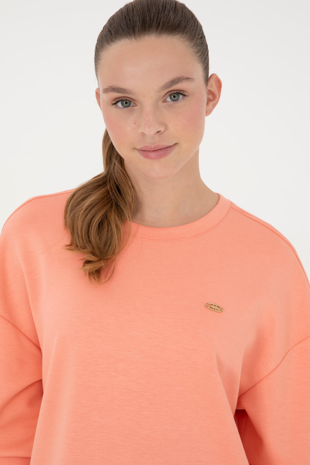 Женский свитшот с лососем Неожиданная скидка в корзине - U.s. polo assn фото 2