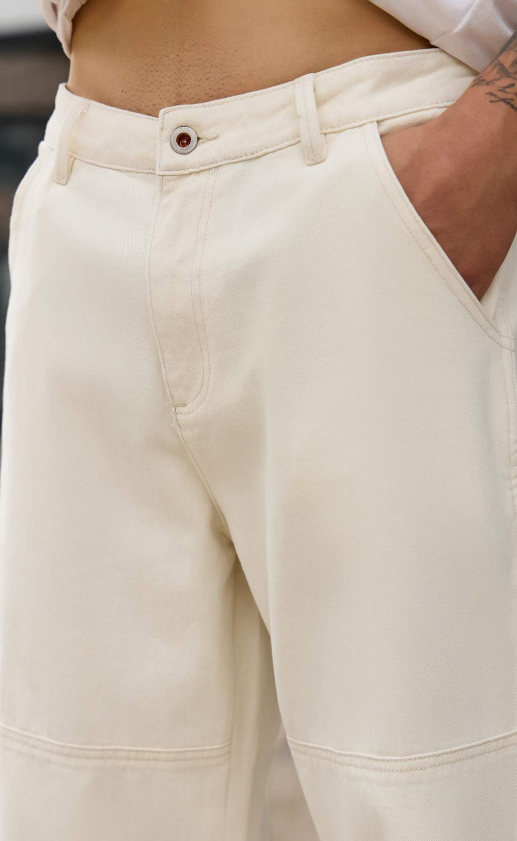 Джинсы муж. F611-0125 milk - Fine joyce фото 6