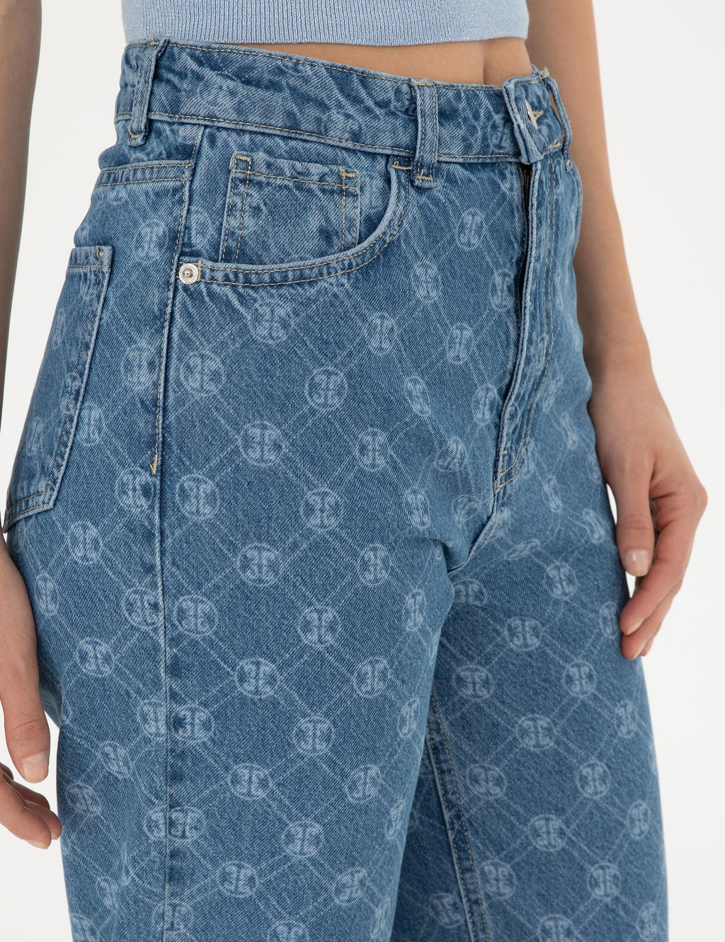 Mavi Mom Fit Jean Pantolon - Pierre cardin фото 5