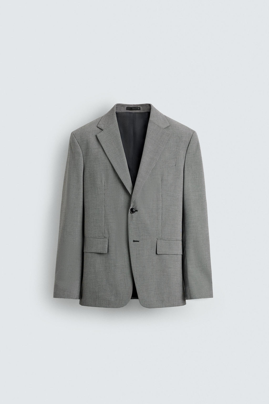 BLAZER REGULAR FIT TRAJE PATA DE GALLO / Negro / Blanco - Zara фото 8