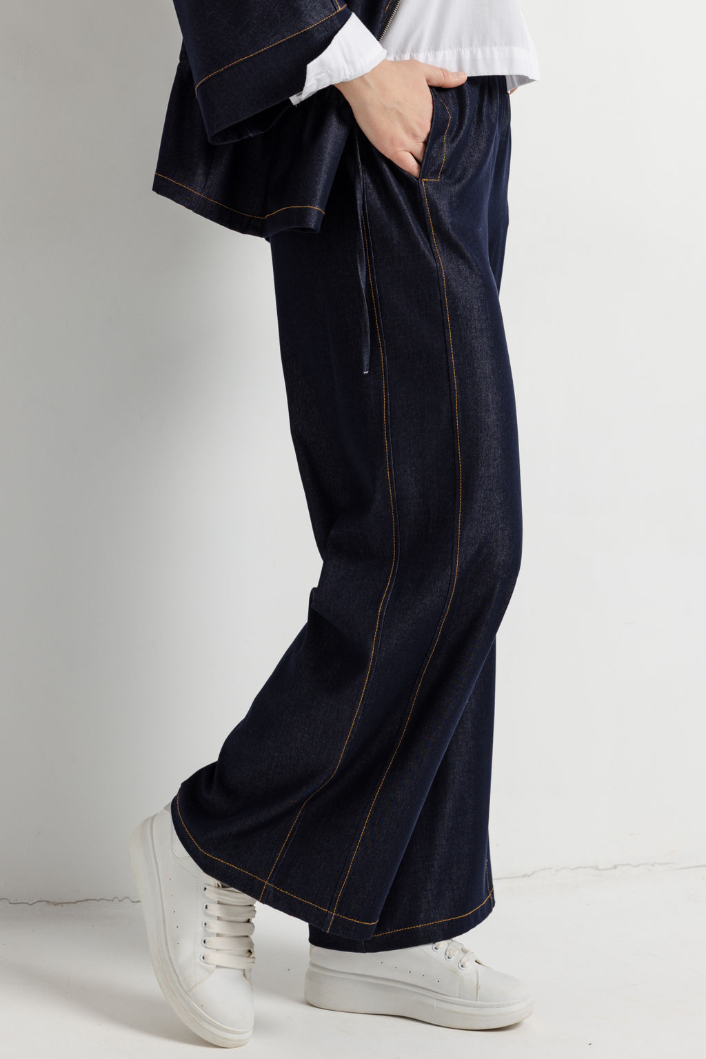 Брюки женские 210/02/Синий, джинс