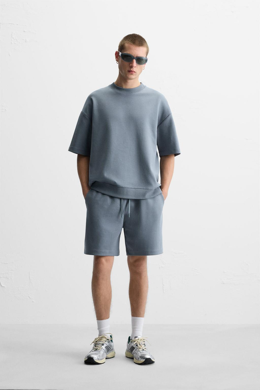 INTERLOCK TEXTURED SWEATSHIRT - Zara фото 9