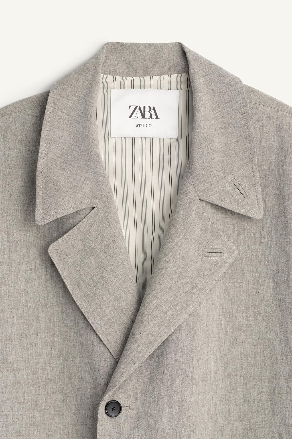 PARKA RELAXED FIT VISCOSA - LINO / Vis?n - Zara фото 10