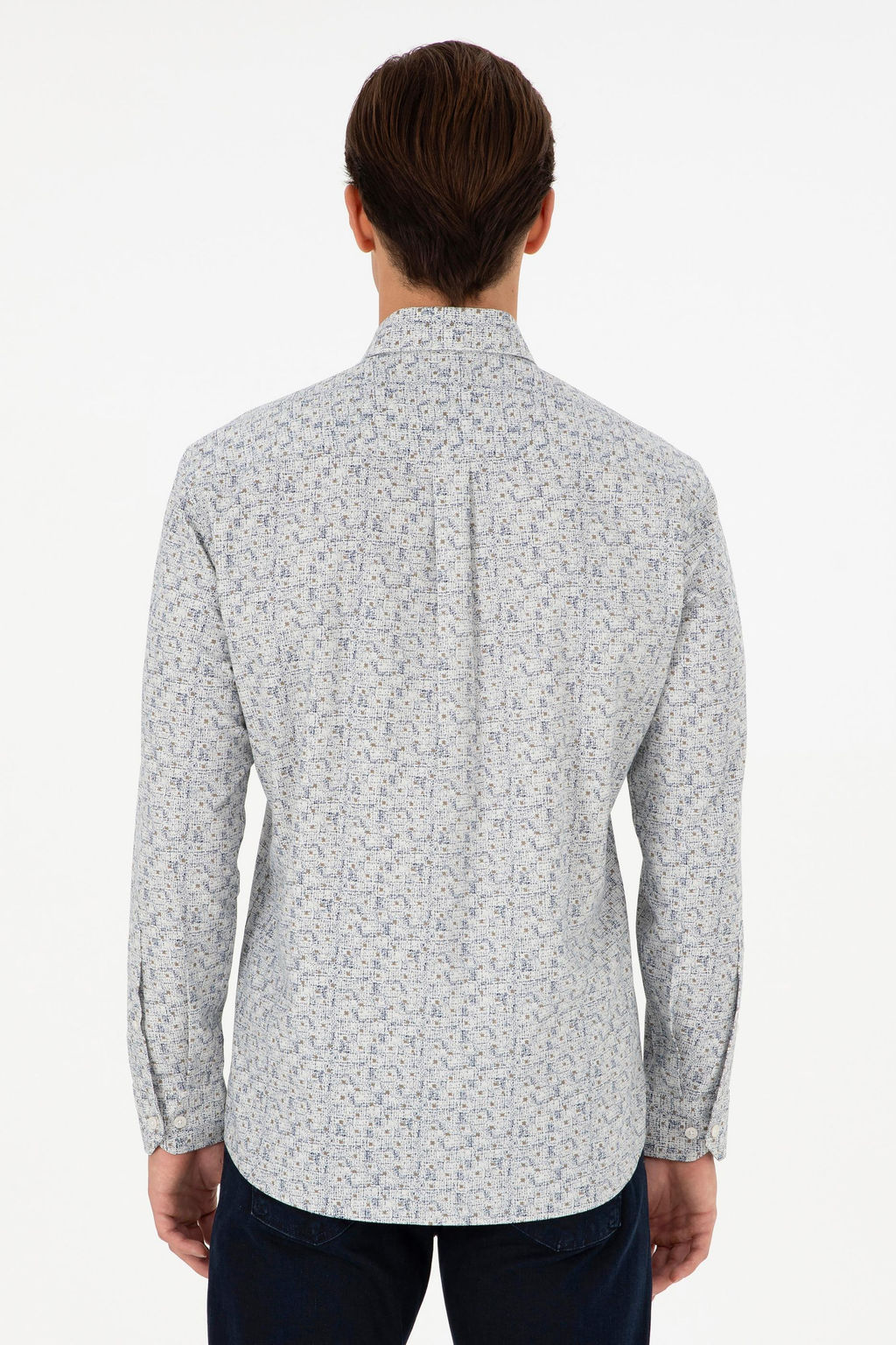 Мужская рубашка с длинным рукавом Stone - U.s. polo assn фото 5