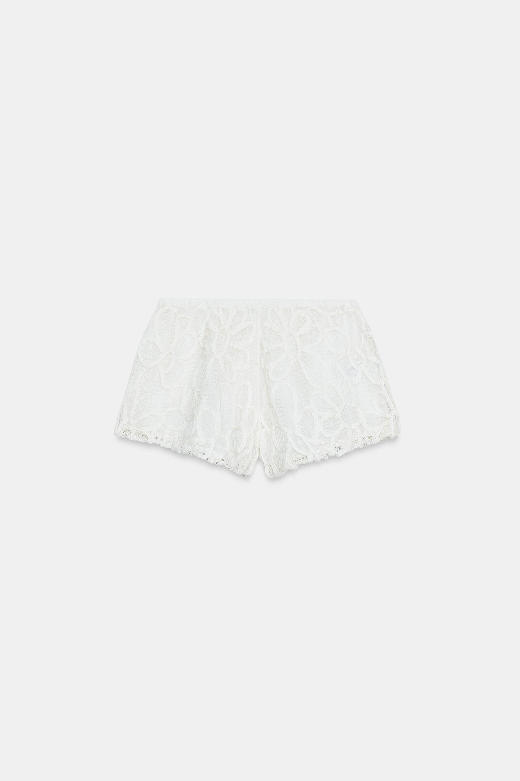 SHORTS BORDADOS ZW COLLECTION / Blanco roto - Zara фото 6