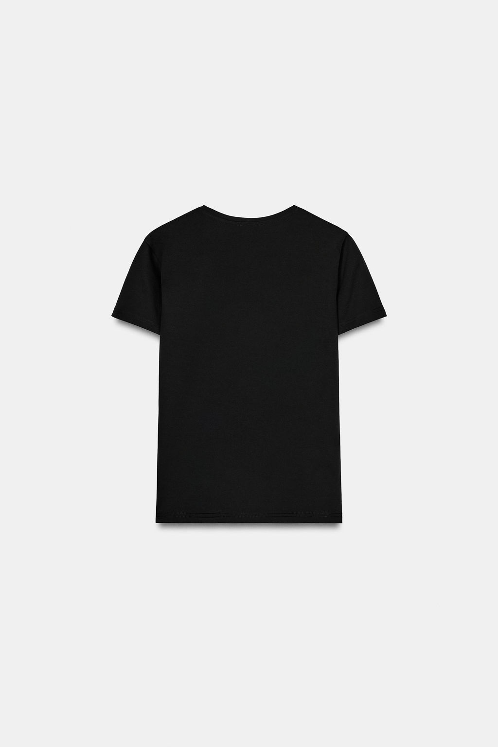 INTERLOCK V-NECK T-SHIRT - Zara фото 5