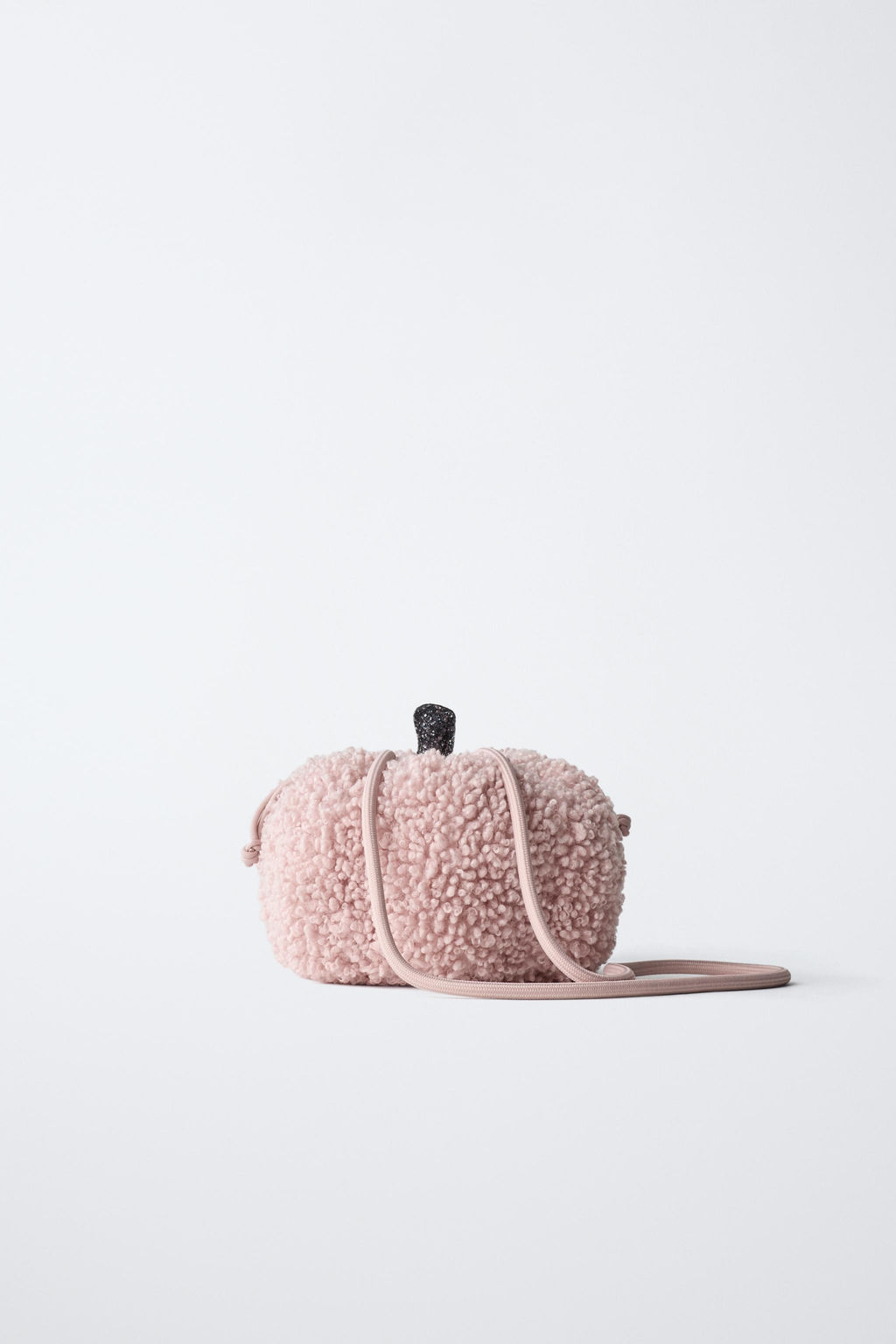 FAUX SHEARLING PUMPKIN CROSSBODY BAG - Zara фото 5