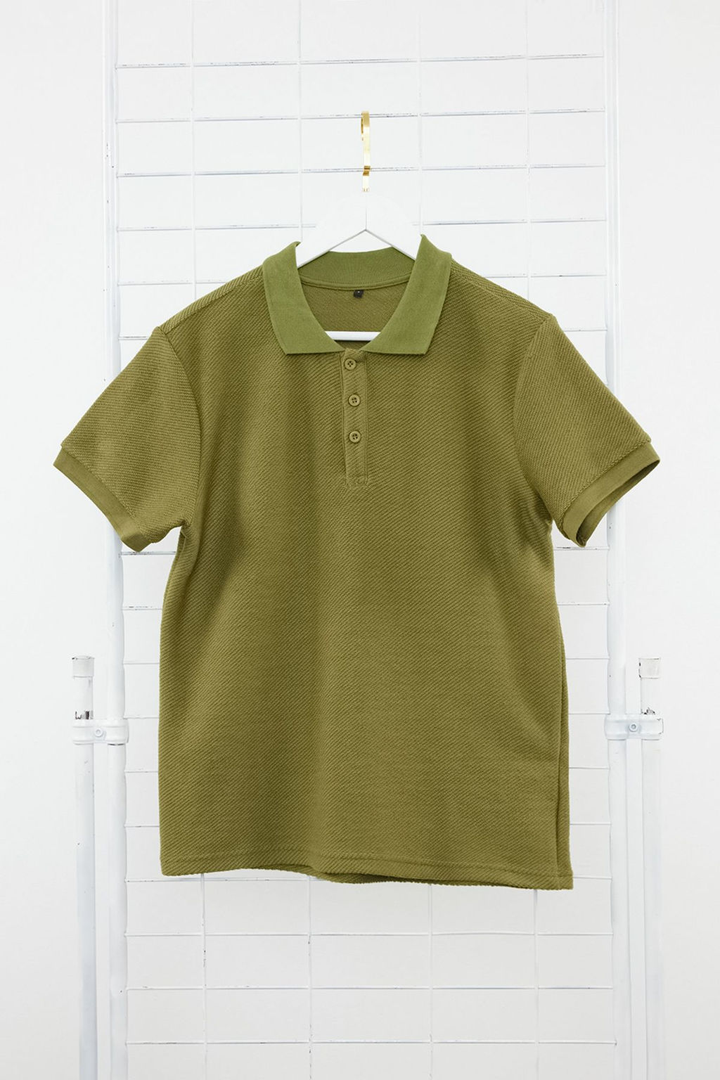 TRENDYOL MAN Beyaz Regular/Normal Kesim K?sa Kol Dokulu Dugmeli Polo Yaka T-shirt TMNSS23PO00018 - Trendyolmilla фото 24