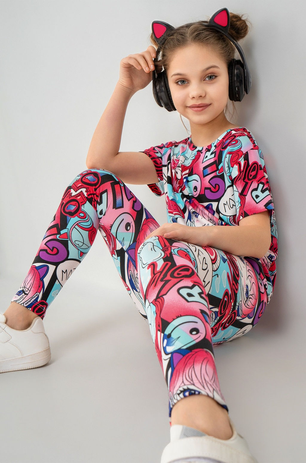 Летний костюм из бамбука для девочки Happyfox  фото 4