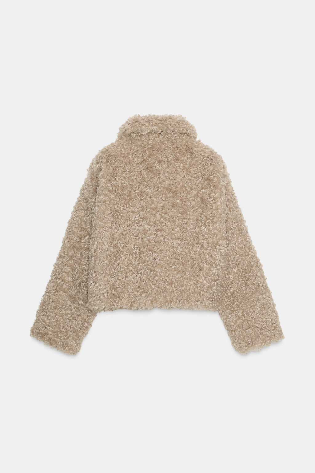 FAUX FUR JACKET WITH TOGGLES - Zara фото 8