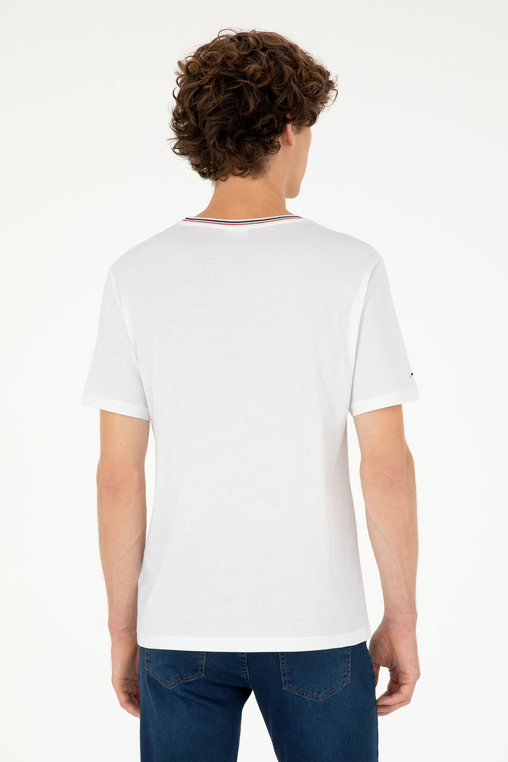 Мужская белая футболка Неожиданная скидка в корзине - U.s. polo assn фото 5