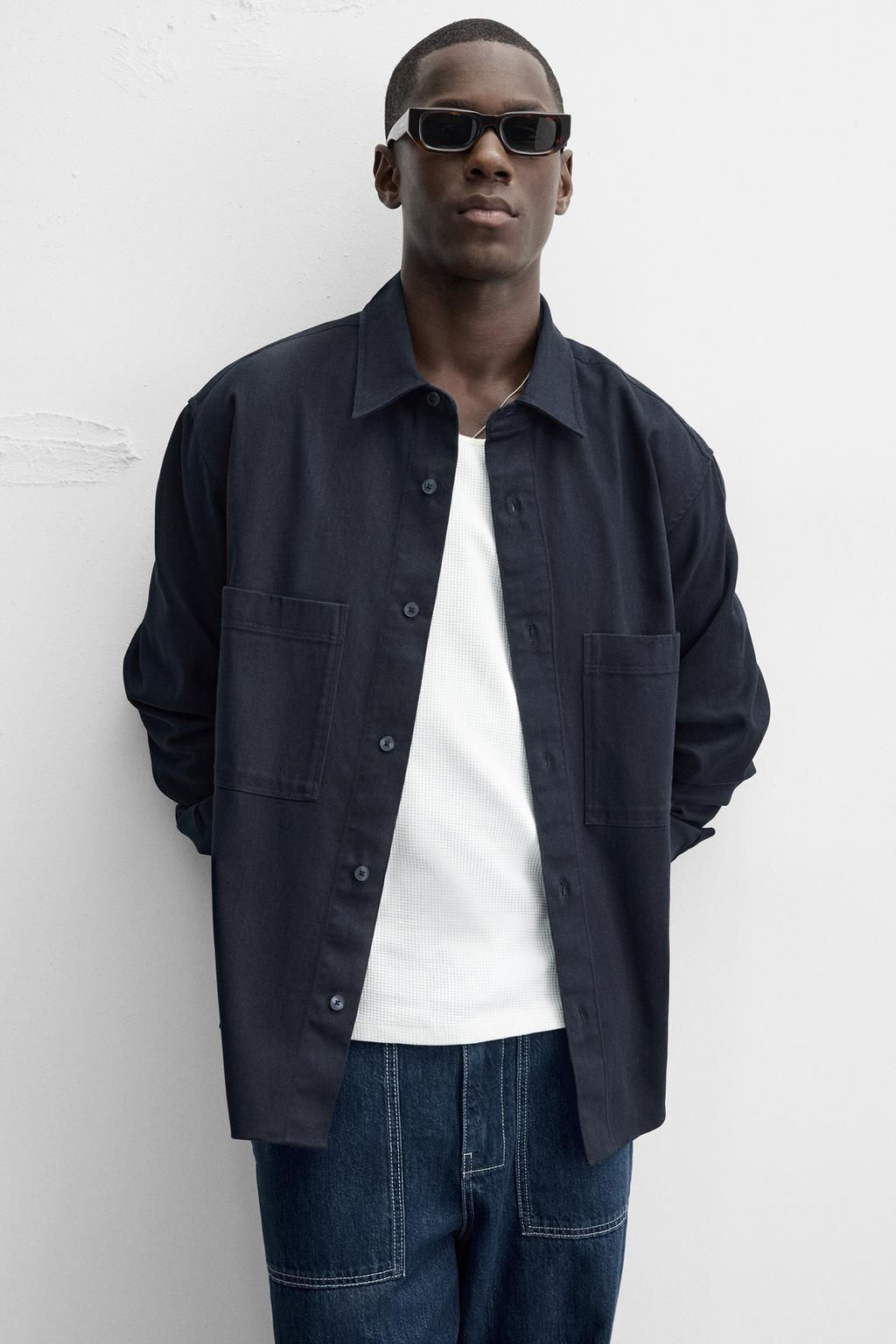 LYOCELL - COTTON SHIRT - Zara фото 6