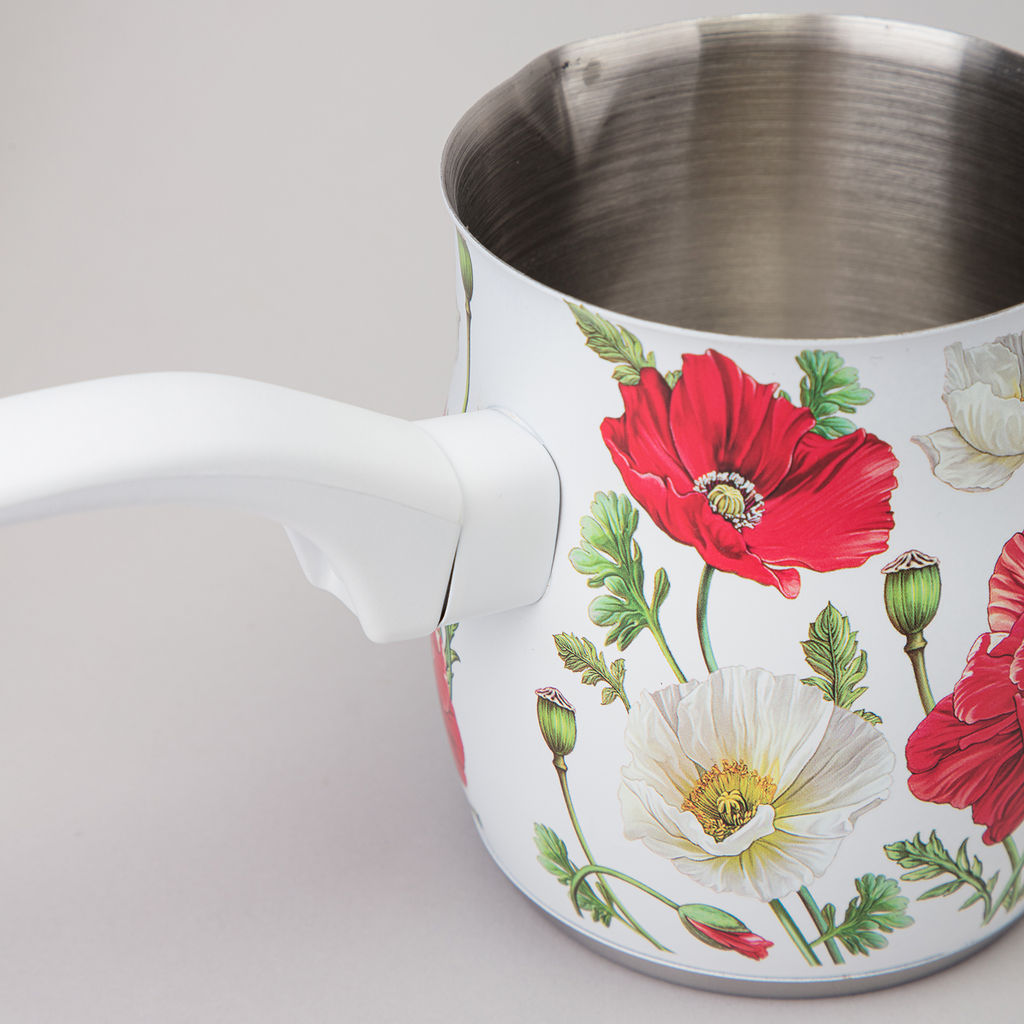 ТУРКА AGNESS БЕЛЫЕ МАКИ 680 МЛ  фото 4